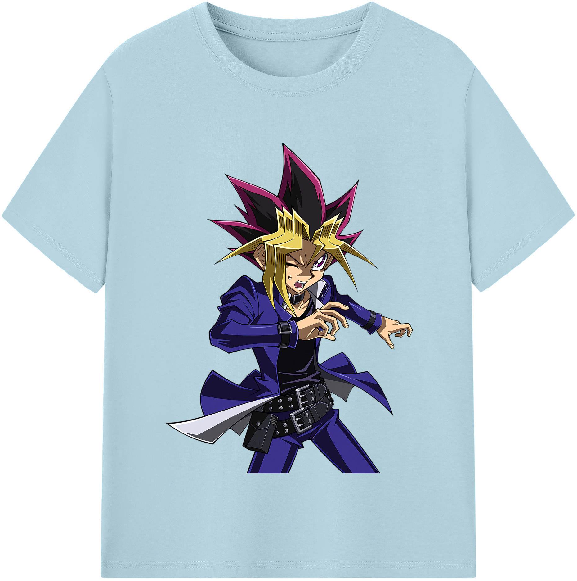 （画像用） 遊☆戯☆王 Yu-Gi-Oh! 綿100％半袖Tシャツ（フロントプリント）